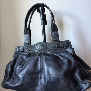 Coach G0969-13914 Black Leather Women's Bag.